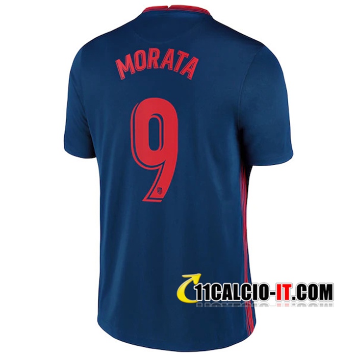 Siti Per Maglia Calcio Atletico Madrid (Morata 9) Seconda 2020/2021