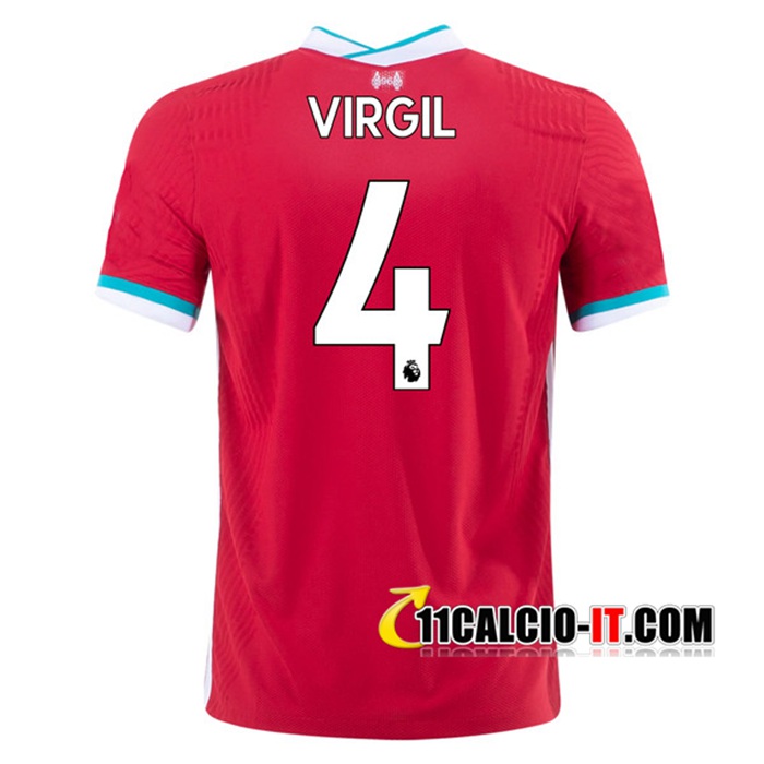 Nuove Maglia Calcio FC Liverpool (VIRGIL 4) Prima 2020/2021