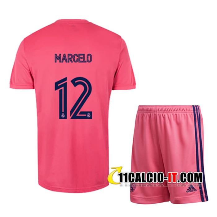 Collezione Maglia Calcio Real Madrid (MARCELO 12) Bambinos Seconda ...