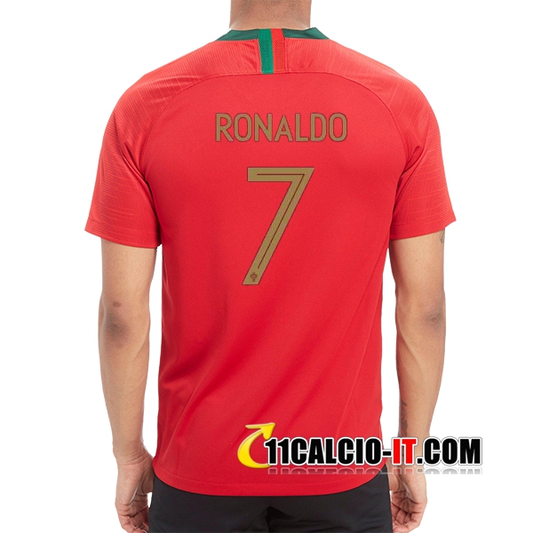 Nuove Prima Maglia Calcio Portogallo (Ronaldo 7) 2018/19 | Tailandia