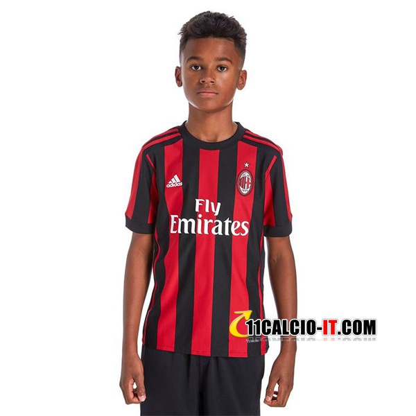 Nuova Prima Maglia AC Milan Bambino 2017/18