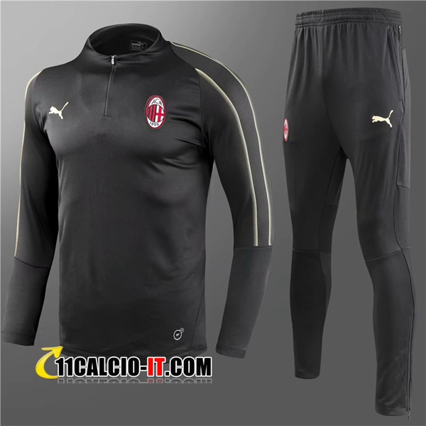 Nuove Tuta Calcio AC Milan Bambino Nero …