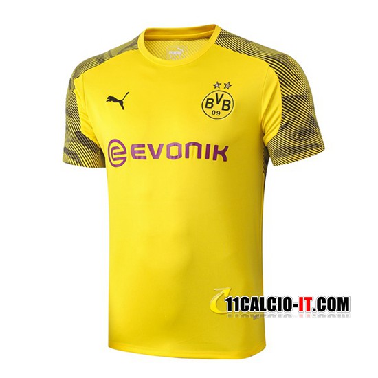 Nuove T Shirt Allenamento Dortmund BVB Giallo 2019-2020