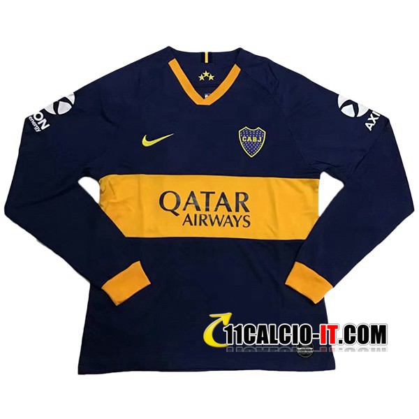 Nuove Maglia Calcio Boca Juniors Prima Maniche lunghe 2019 20