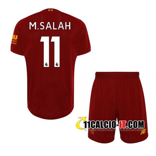 Nuove Maglia Calcio FC Liverpool (M.SALAH 11) Bambino Prima 2019 ...
