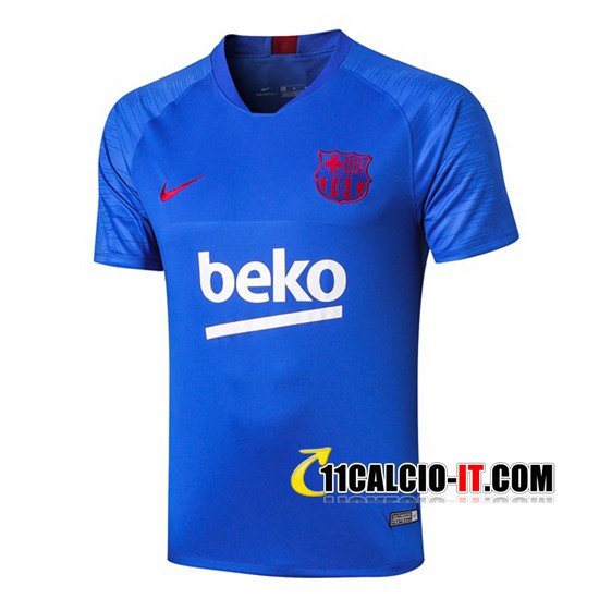 Nuove T Shirt Allenamento FC Barcellona Blue 2019-2020