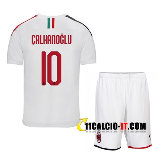Nuove Maglia Calcio Milan AC (CALHANOGLU 10) Bambino Seconda 2019 ...