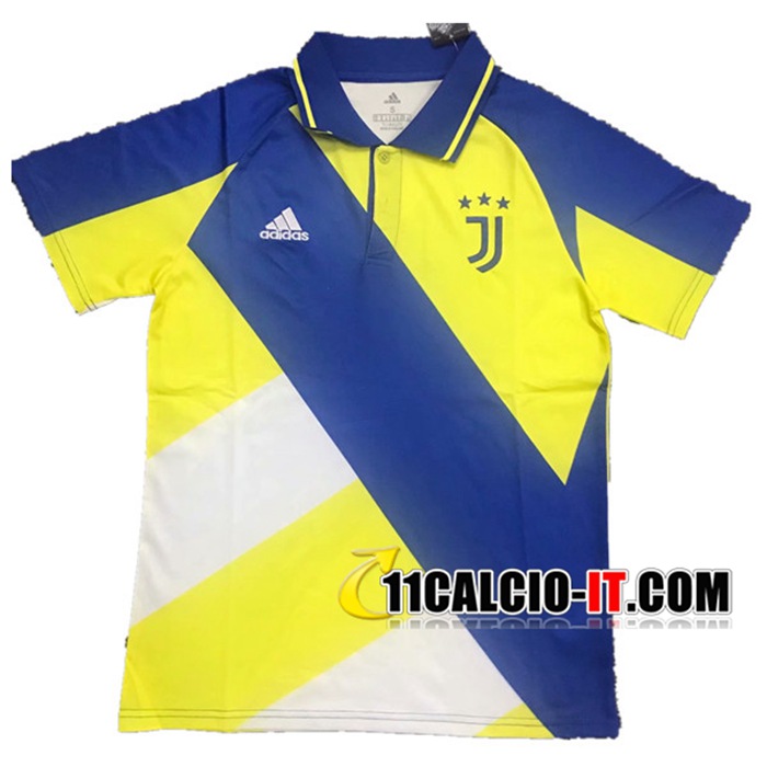 Le Nuove Maglia Polo Juventus Blu/Giallo 2021/2022