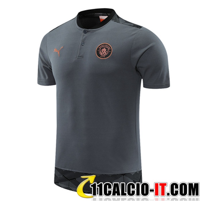 Personalizzazione T Shirt Allenamento Manchester City Grigio 2021/2022