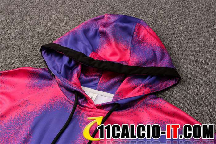 Personalizzazione Giacca Con Cappuccio Tuta Jordan PSG Rosa/Blu ...