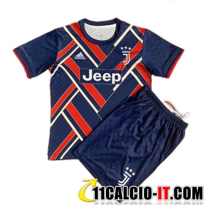 Ingrosso Maglie Calcio Juventus Bambino Blu/Rosso 2021/2022