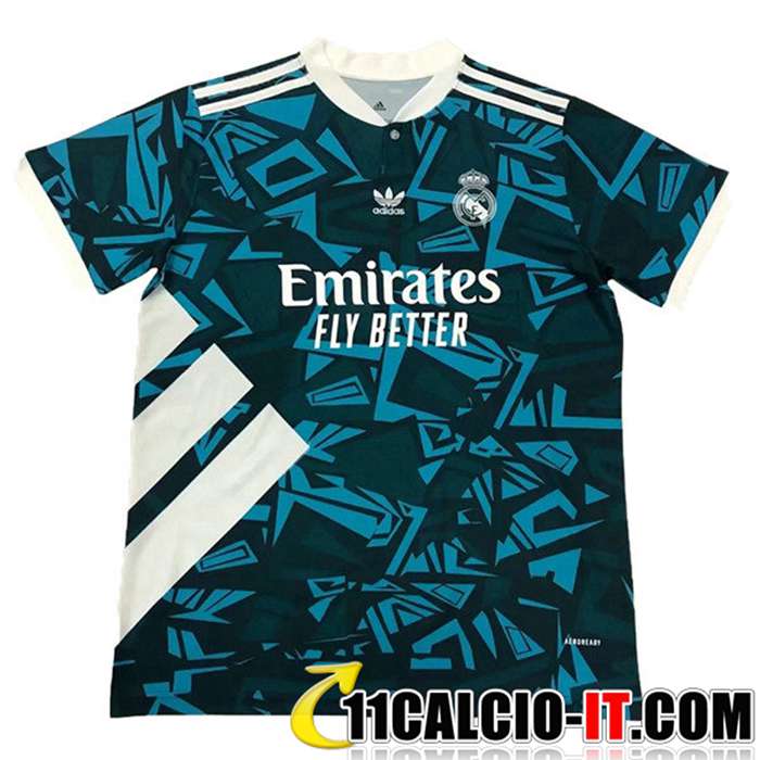 Dove Comprare T Shirt Allenamento Real Madrid Nero/Blu 2021/2022