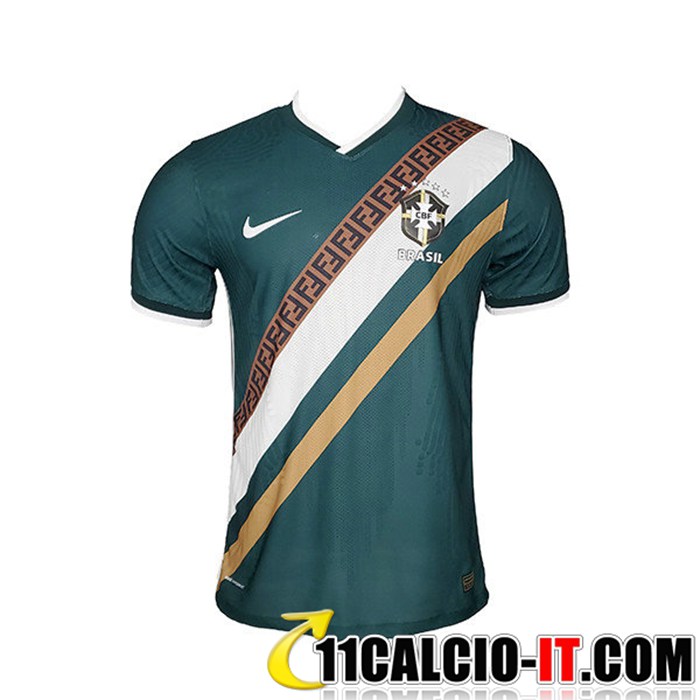 Negozio T Shirt Allenamento Brasile Verde 2021/2022