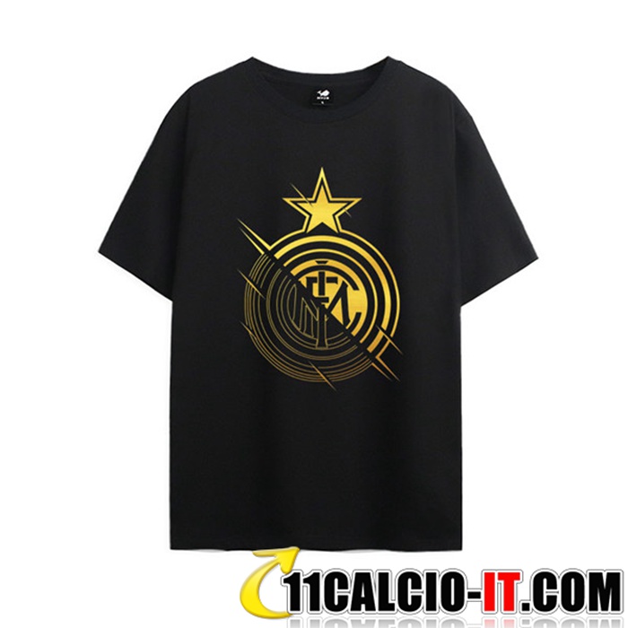Vendita T Shirt Allenamento Inter Milan Nero 2122