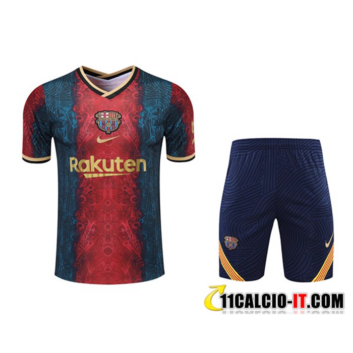 Store Kit Maglia Allenamento FC Barcellona + Pantaloni Rosso 2021\/2022