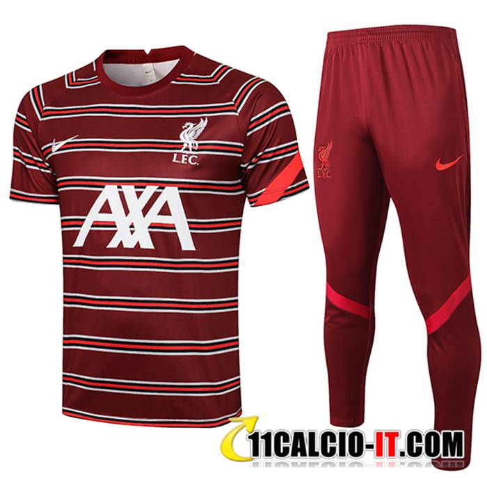 Store Kit Maglia Allenamento FC Liverpool Pantaloni Rosso 2021/2022