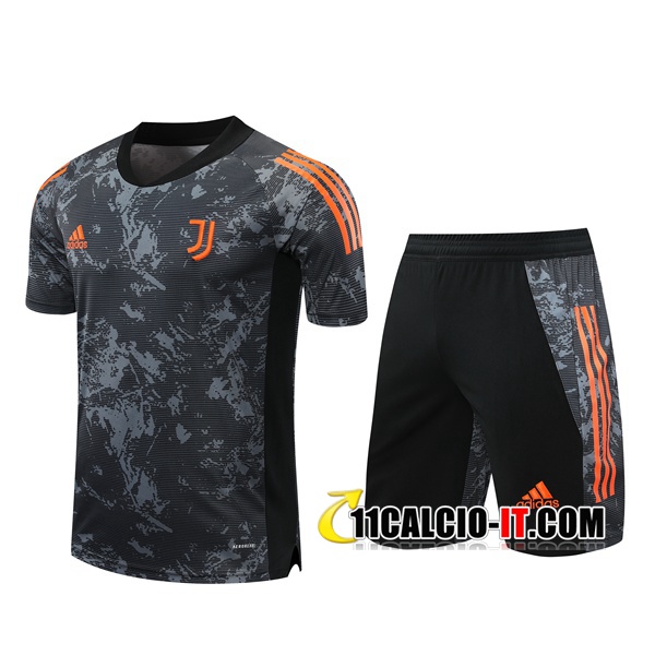 Nuove Kit Maglia Allenamento Juventus Shorts Grigio/Giallo 2020 ...