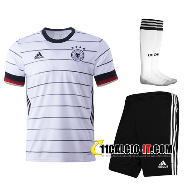 Kit Maglia Calcio Germania Prima (Pantaloncini Calzettoni) 2020/2021