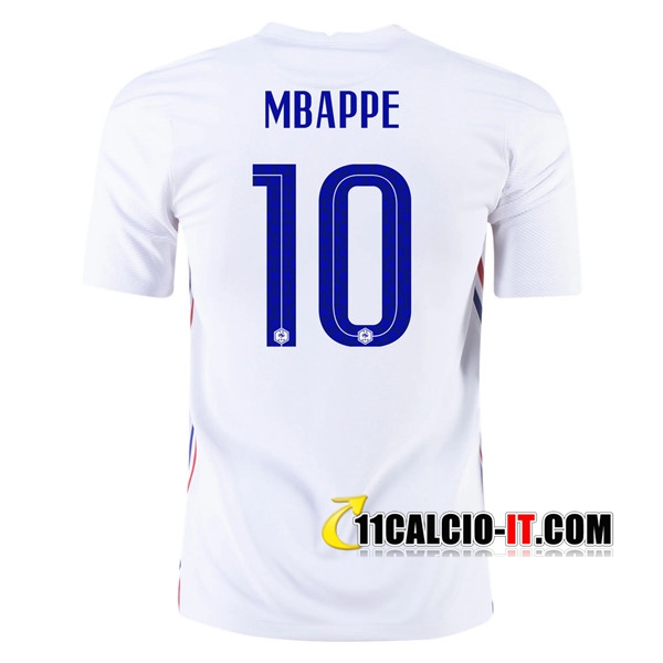 Maglia Calcio Francia (Mbappe 10) Seconda UEFA Euro 2020