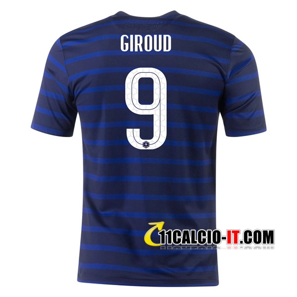 Maglia Calcio Francia (Giroud 9) Prima UEFA Euro 2020