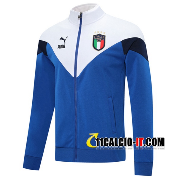 Crea Giacca Calcio Italia Blu Marin 2021/2022