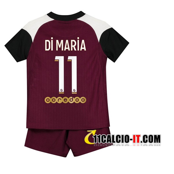 Maglia Calcio PSG (Di Maria 11) Bambino Terza 2020/2021
