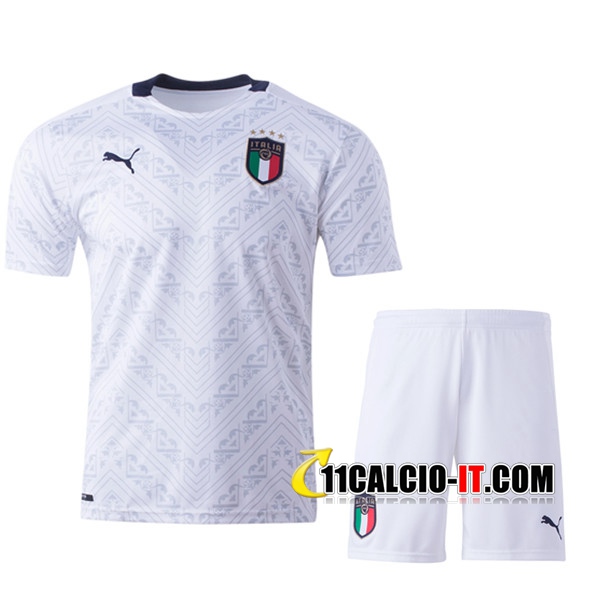 Kit Maglia Calcio Italia Seconda Pantaloncini 2020/2021