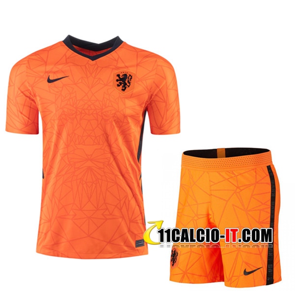 Kit Maglia Calcio Paesi Bassi Prima Pantaloncini 2020/2021
