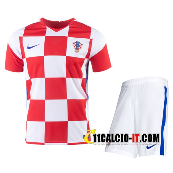 Kit Maglia Calcio Croazia Prima Pantaloncini 2020/2021