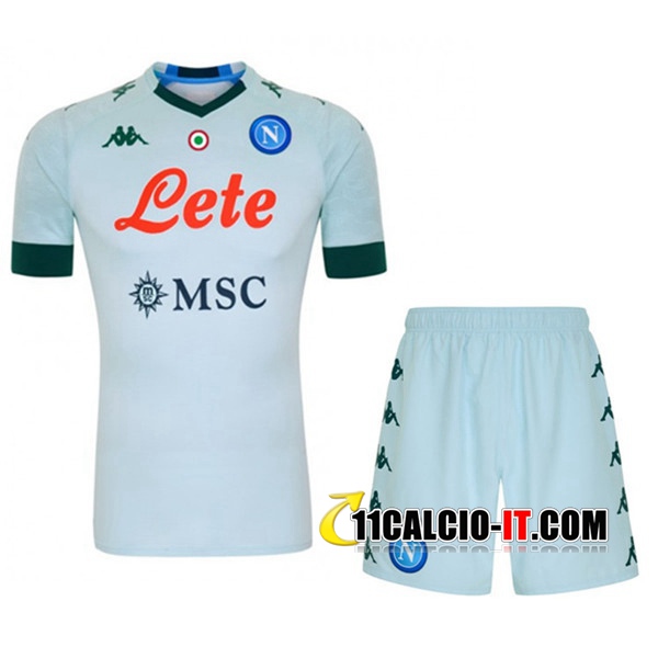 Crea Kit Maglia Calcio SSC Napoli Seconda Pantaloncini 2020/2021
