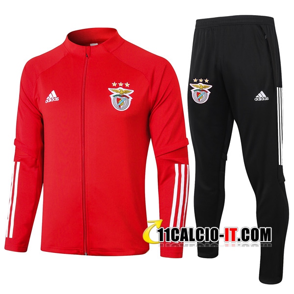 Nuove Tuta Calcio - Giacca S.L.Benfica Rosso 2020-2021 | 11calcio-it