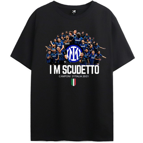 Sito T Shirt Allenamento Inter Milan Scudetto Nero 2021