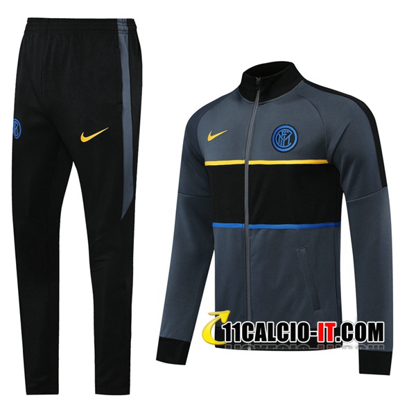 Tuta inter grigia e gialla discount