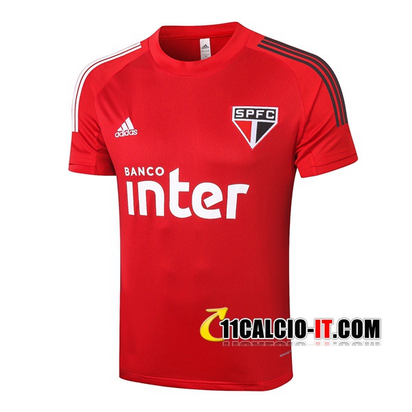 Nuove Kit Maglia Allenamento Sao Paulo FC Pantaloni Rosso 2020 ...