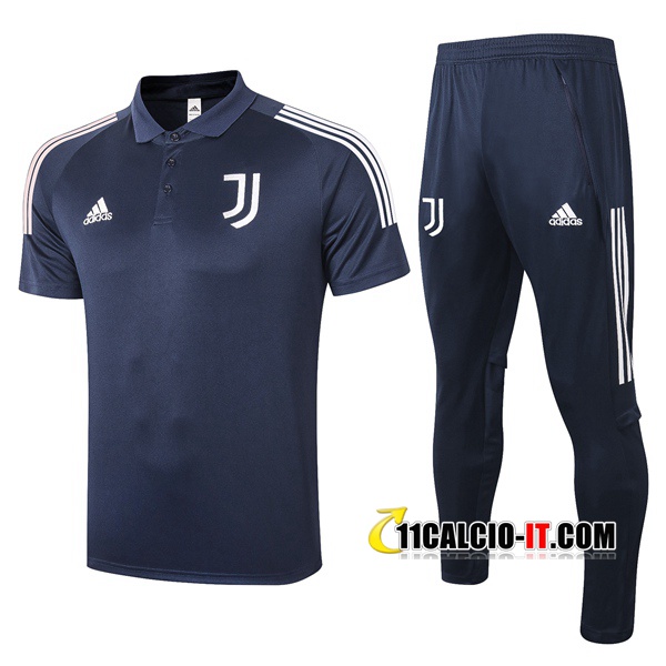 Nuove Kit Maglia Polo Juventus Pantaloni Blu Royal 2020/21 ...