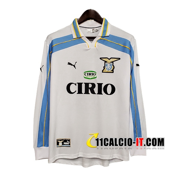 Maglia Calcio SS Lazio Retro Manica Lunga Prima 2000/2001