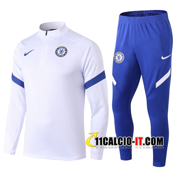 Nuove Tuta Calcio FC Chelsea Bianco 2020-2021 | 11calcio-it