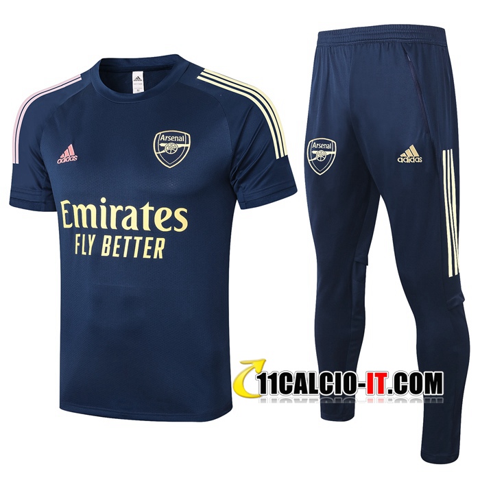 Nuove Kit Maglia Allenamento Arsenal Pantaloni Blu Royal 2020 ...