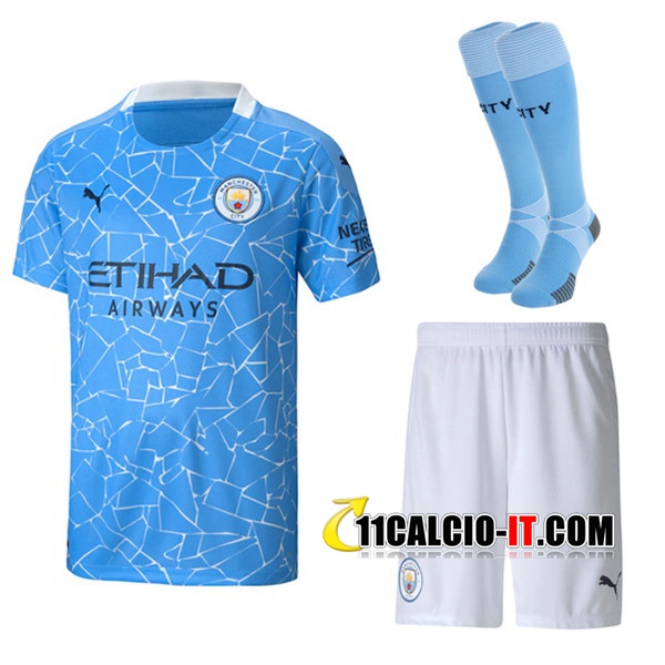 Nuove Kit Maglia Manchester City Prima (Pantaloncini Calzini) 2020 ...