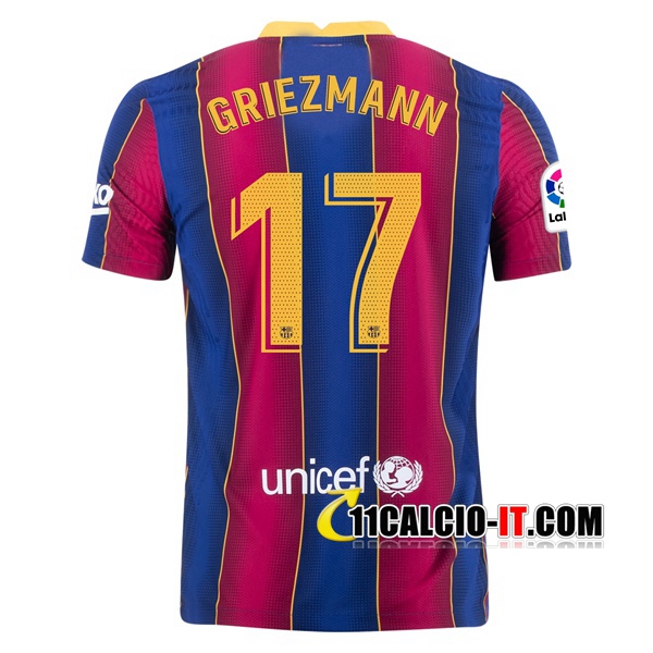 Nuove Maglia Calcio FC Barcellona (GRIEZMANN 17) Prima 2020/21 ...