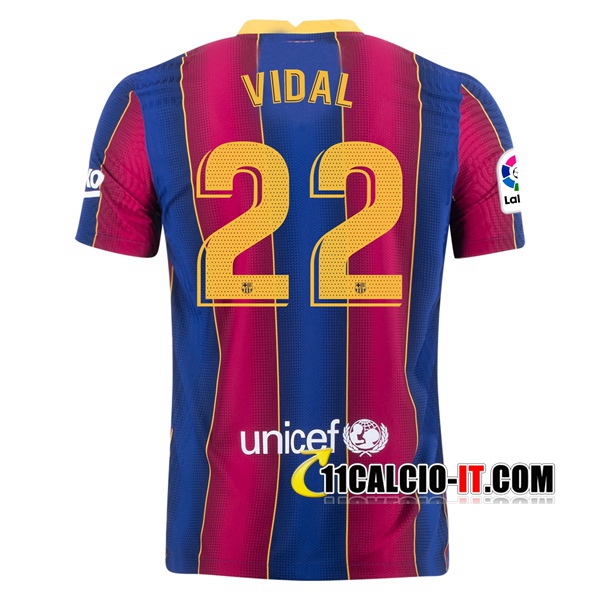 Nuove Maglia Calcio FC Barcellona (VIDAL 22) Prima 2020/21 | Tailandia