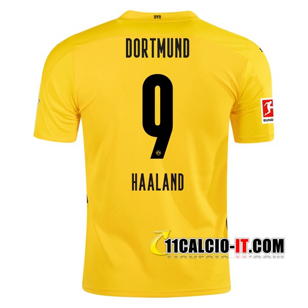 Nuove Maglia Calcio Dortmund BVB (HAALAND 9) Prima 2020/21 | Tailandia