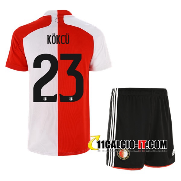 Nuove Maglia Calcio Feyenoord (KOKCU 23) Bambino Seconda 2020/21 ...