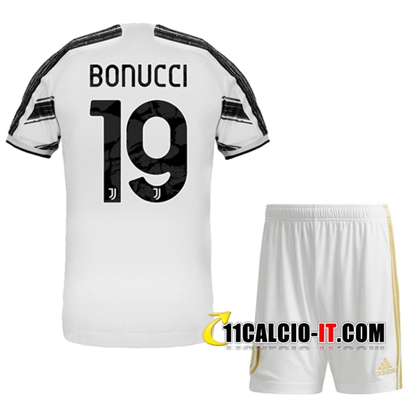 Maglia Calcio Juventus (BONUCCI 19) Bambino Prima 2020/21 | Tailandia