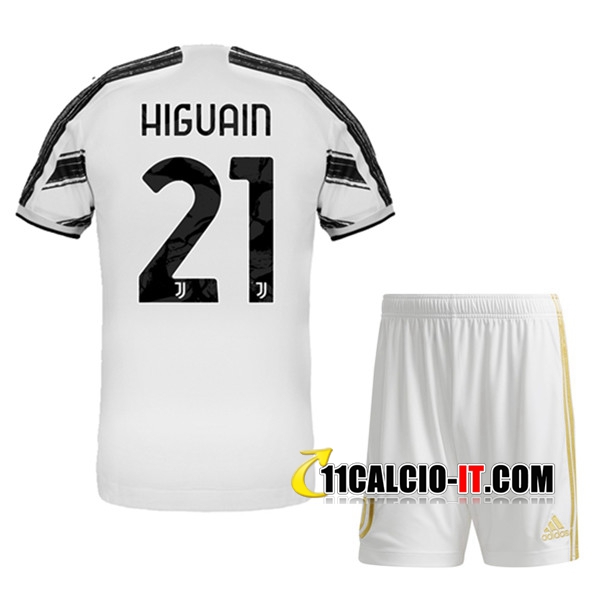 Maglia Calcio Juventus (HIGUAIN 21) Bambino Prima 2020/21 | Tailandia