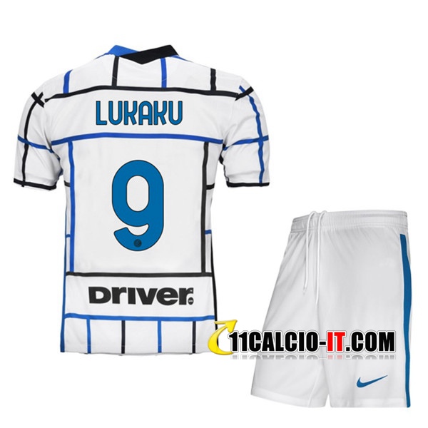 Nuove Maglia Calcio Inter Milan (LUKAKU 9) Bambino Seconda 2020/21 ...