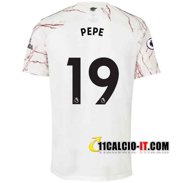 Crea Maglia Calcio Arsenal (Pepe 19) Seconda 2020/2021