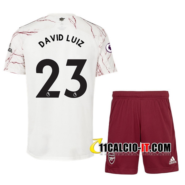 Crea Maglia Calcio Arsenal (David Luiz 23) Bambino Seconda 2020/2021