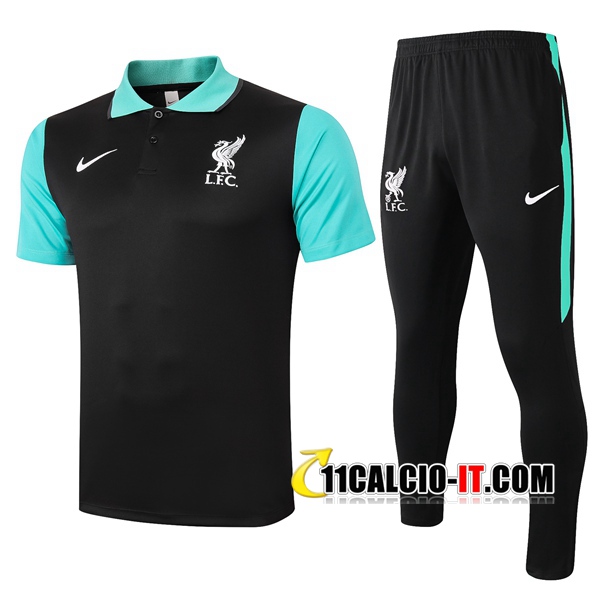 Kit Maglia Polo FC Liverpool Pantaloni Nero 2020/21 | Tailandia