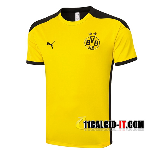 Nuove T Shirt Allenamento Dortmund BVB Giallo 2020/21 | Tailandia